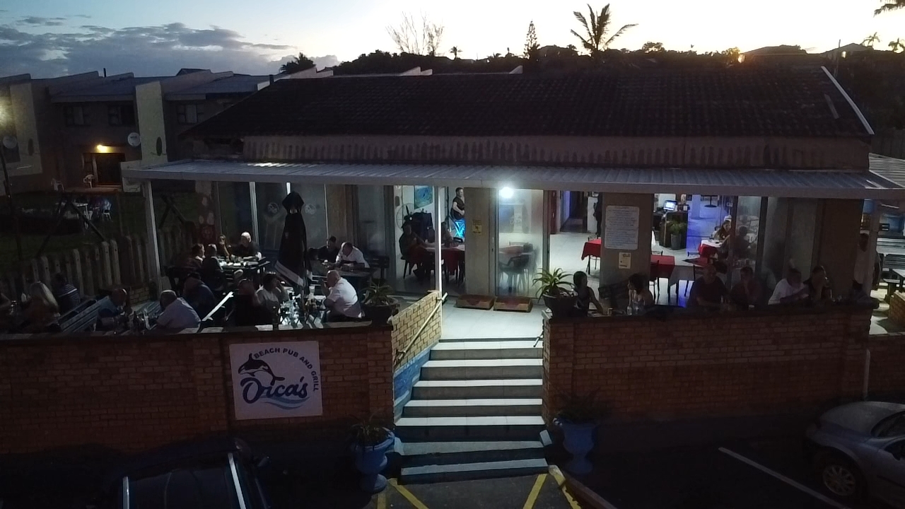 Front View Of Orcas Beach Pub & Grill